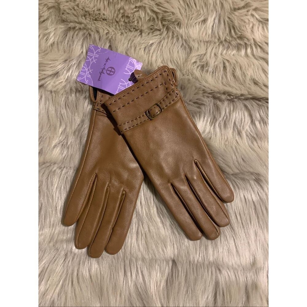 NWT Hot In Hollywood Leather Gloves